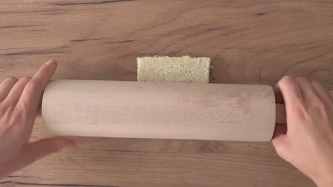 Roll Out The Bread For Making Hot Dog Video stock 220350291