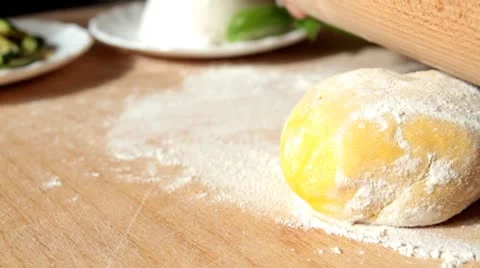 Roll out the dough Stock Footage 8911638