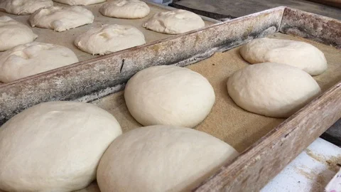 Roll out dough. 스톡 동영상 90302247