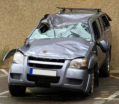 Roll over crush Foto stock