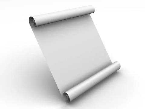 Roll of a paper. 3d Roll of a paper. 3d Copyright: xZoonar.com/MaksymxYeme... Stock Photos