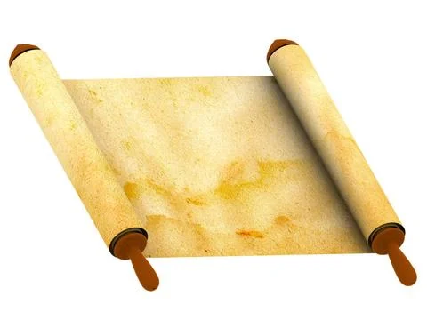 Roll of a paper. 3d Roll of a paper. 3d Copyright: xZoonar.com/MaksymxYeme... Stock Photos