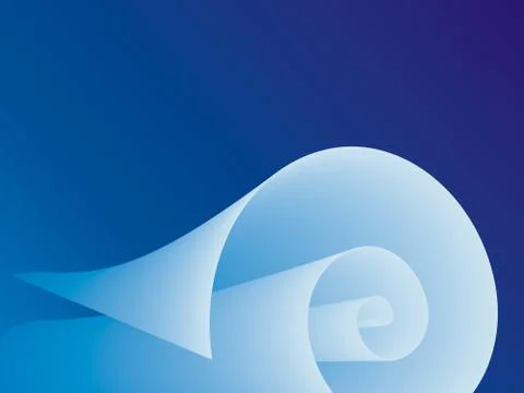 Roll of paper Stock Illustration