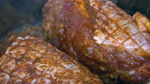 Roll roast Stock Footage 167029641