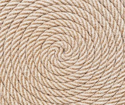 Roll rough rope, background Stock Photos