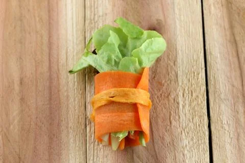 Roll salad. Foto stock