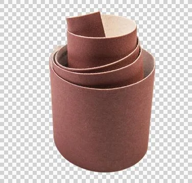 A roll of sandpaper Stock Photos