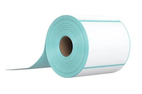 Roll stack barcode paper 스톡 일러스트