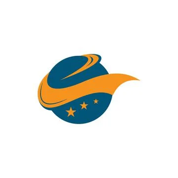 The roll surrounding the sphere. Vector Stock Illustration