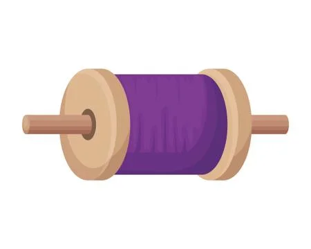 Roll of thread for kite Illustrazione stock
