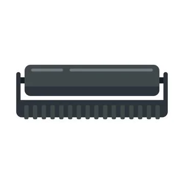 Roll toner icon flat isolated 스톡 일러스트