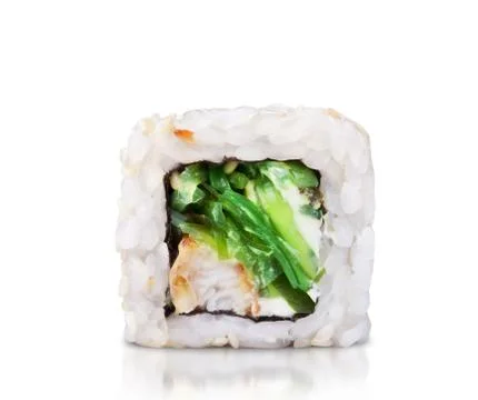 Roll with unagi Stock Photos