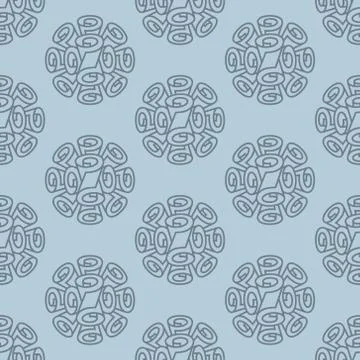 Roll wallpaper seamless pattern Stock Illustration