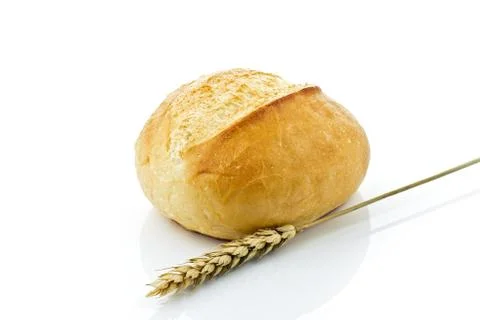 Roll on white background Stock Photos