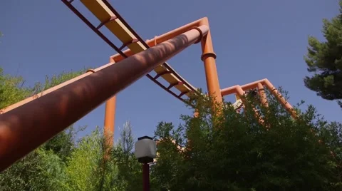 Rollar coaster Stock Footage 49549203
