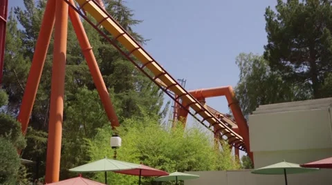 Rollar coaster Stock Footage 49549208