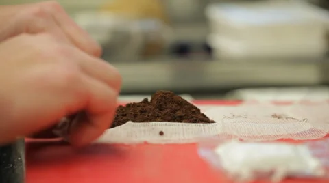 ROLLED UP COFFEE Stock Footage 28010595
