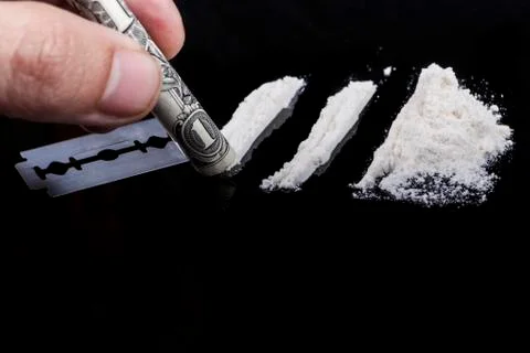 Rolled dollar Stock Photos