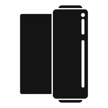 Rolled mat icon simple vector. Carpet gym 스톡 일러스트