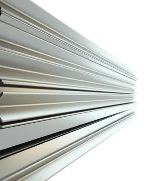 Rolled metal L-bar Stock Illustration