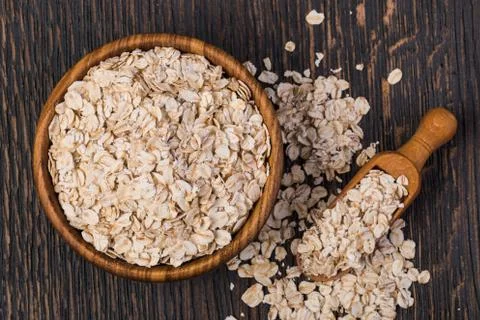 Rolled oats Stock Photos