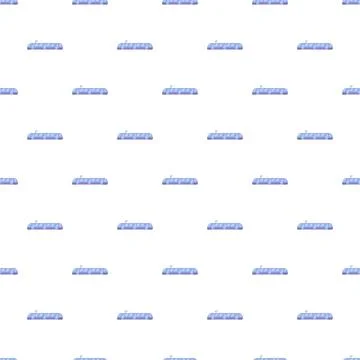 Rolled sleeping bag seamless pattern for camping and travel Stock Illustration
