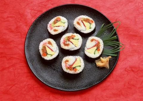 Rolled Sushi Stock Photos