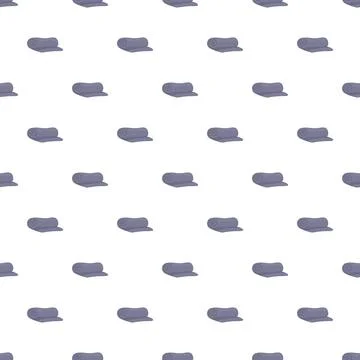 Rolled yoga mat seamless pattern for fitness background Stock Illustration