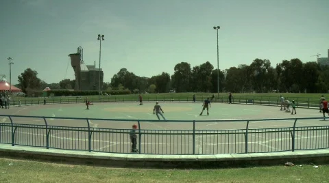 Roller blading park Stock Footage 378181