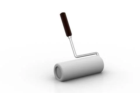 Roller brush Free Stock Illustration