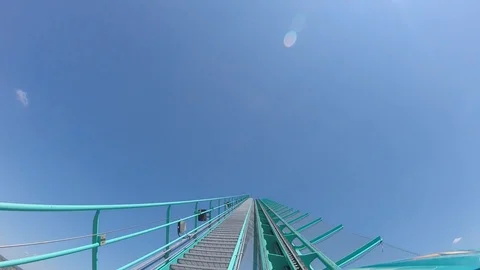Roller Coaster 1 Stock Footage 91825262