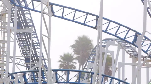 Roller Coaster 1080 24P Stock Footage 243933293