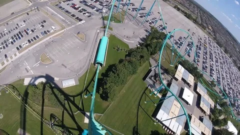 Roller Coaster 2 Stock Footage 91825263