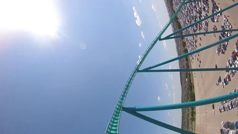 Roller Coaster 3 Stock Footage 91825268