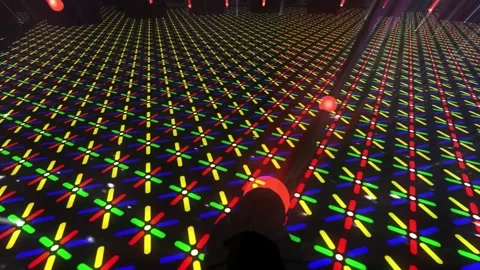 A roller coaster 3d loop Stock Footage 272934029