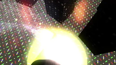 A roller coaster 3d loop Stock Footage 272934100