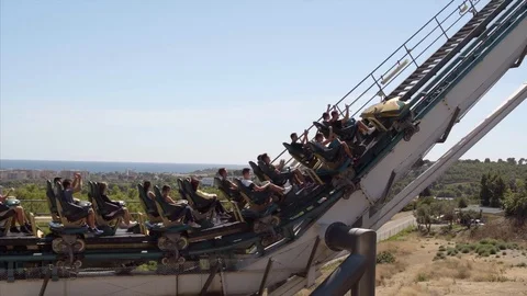 Roller Coster Stock Videos – Royalty-Free HD & 4K Videos