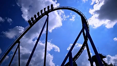 Roller Coaster, Banshee Stock Footage 250101703