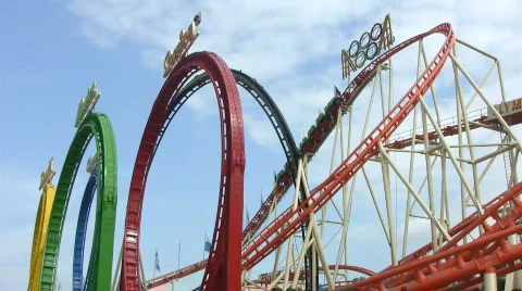 Roller Coaster Stock-Footage 608276