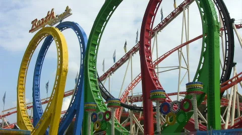 Roller Coaster Stock-Footage 621705