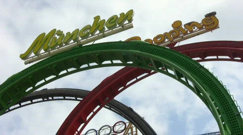 Roller Coaster Stock Footage 621809