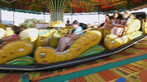 Roller coaster 스톡 동영상 722505