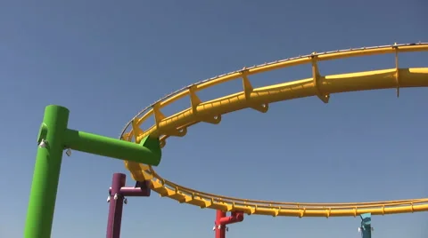 Roller Coaster Stock Footage 1007120