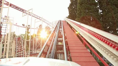 Roller coaster 스톡 동영상 12042175