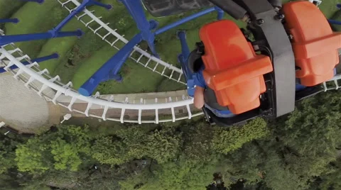 Roller coaster Stock Footage 43251684