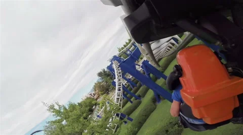 Roller coaster Stock Footage 43251689