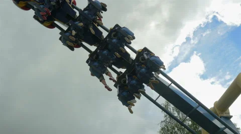 Roller coaster Stock Footage 44716721