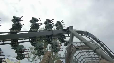 Roller coaster Stock Footage 44742019