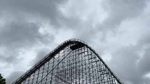 Roller Coaster Stock Footage 156485588
