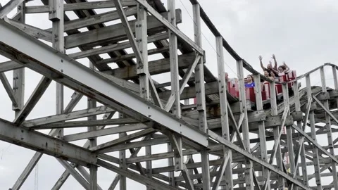 Roller Coaster Stock Footage 156485760